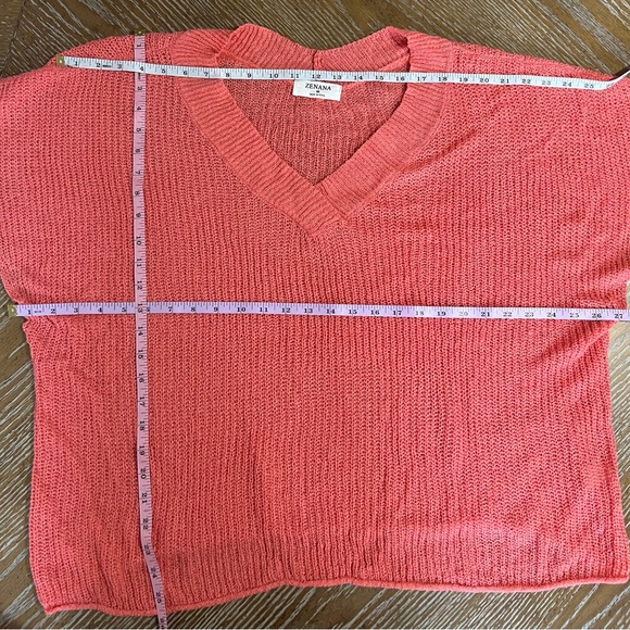 Zenana|V-neck Sweater|Size Medium - Picture 3 of 7